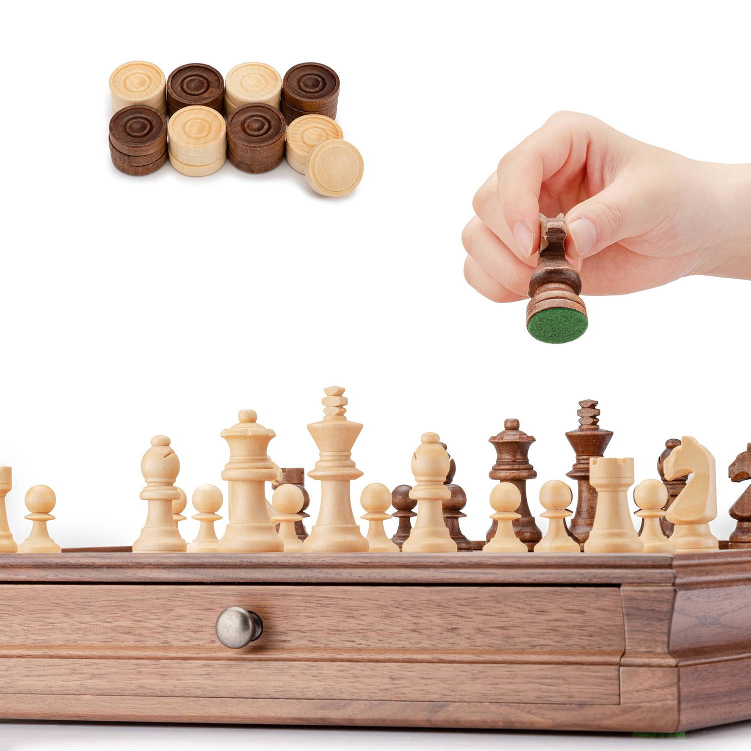 Wooden Chess Set 3