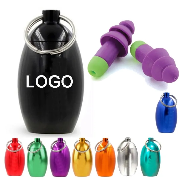 Reusable Uncorded Earplugs w/ Carry Case 3