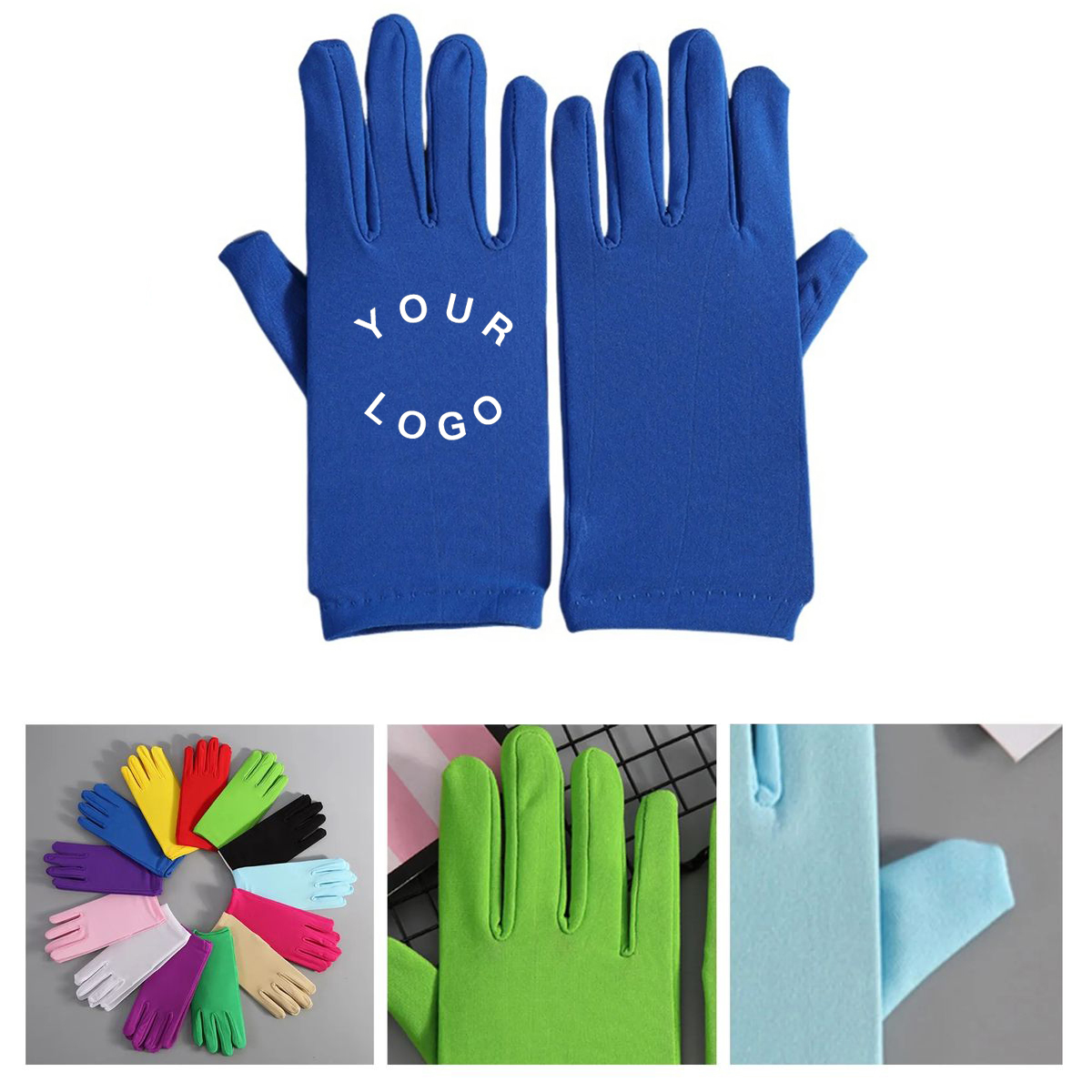 Polyester Elegant Evening Formal Gloves 6