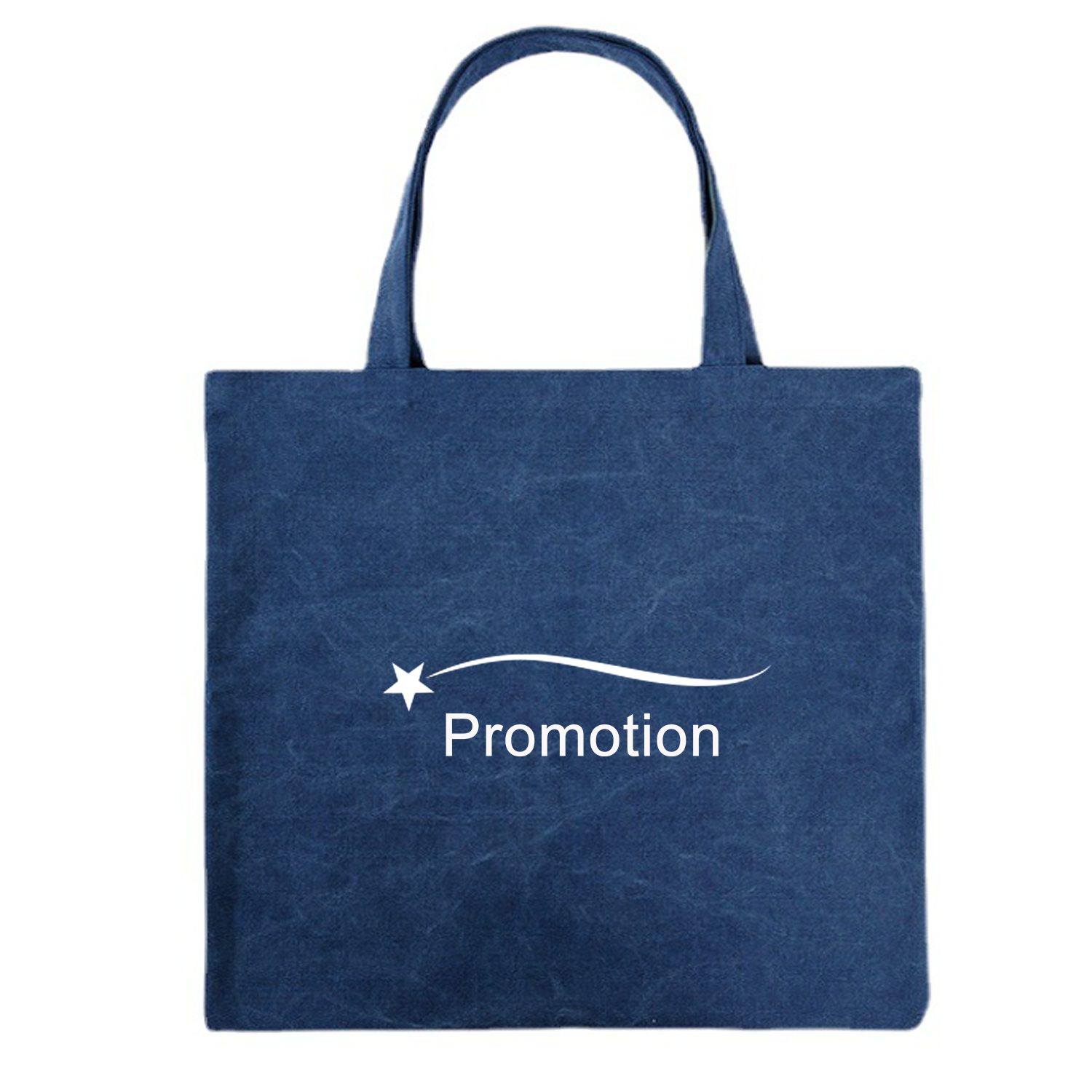 Large Capacity Denim Tote Bag, custom tote bag with logo imprint 2