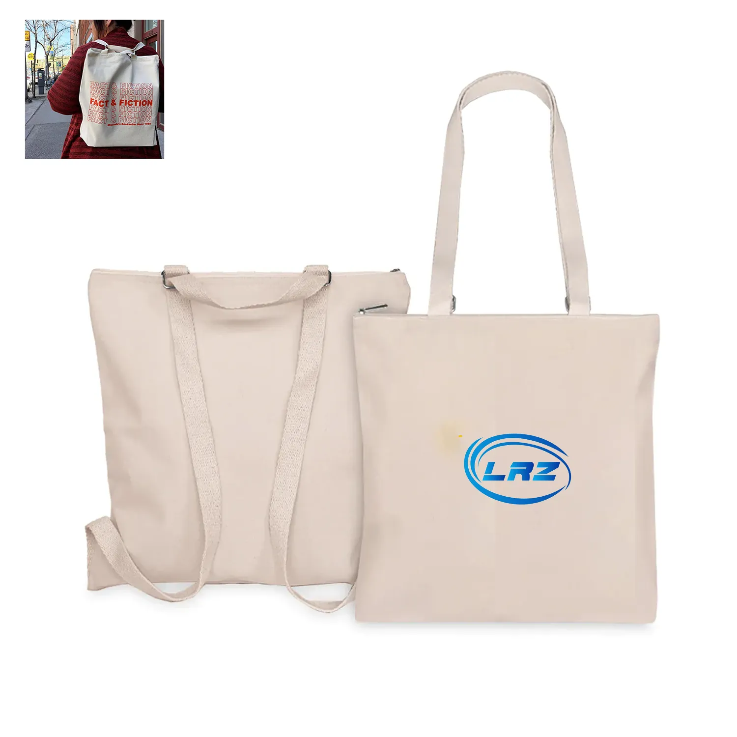 Canvas Backpack/Tote 1