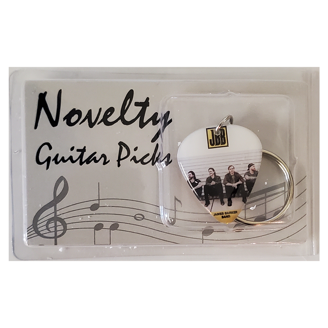 Novelty Pick with Double Sided Imprint with Key Chain Attachment 2