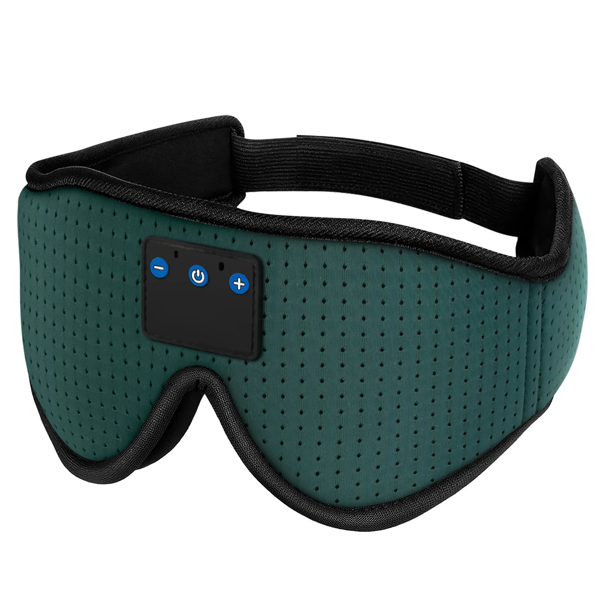 Smart Light-Shielding Eye Mask with 3D Music & Bluetooth 5.4 5