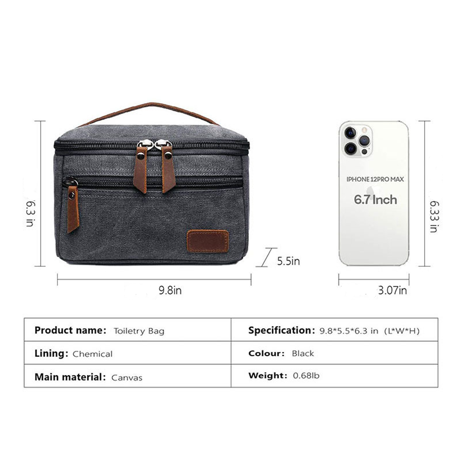 Canvas Toiletry Bag 2