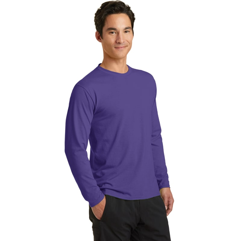 Port & Company Long Sleeve Performance Blend Tee. 18