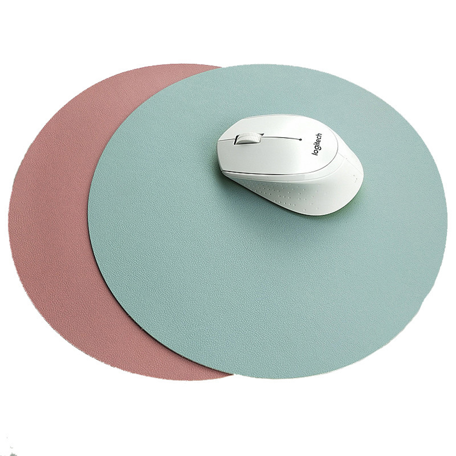 PU Leather Round Mousepad 2