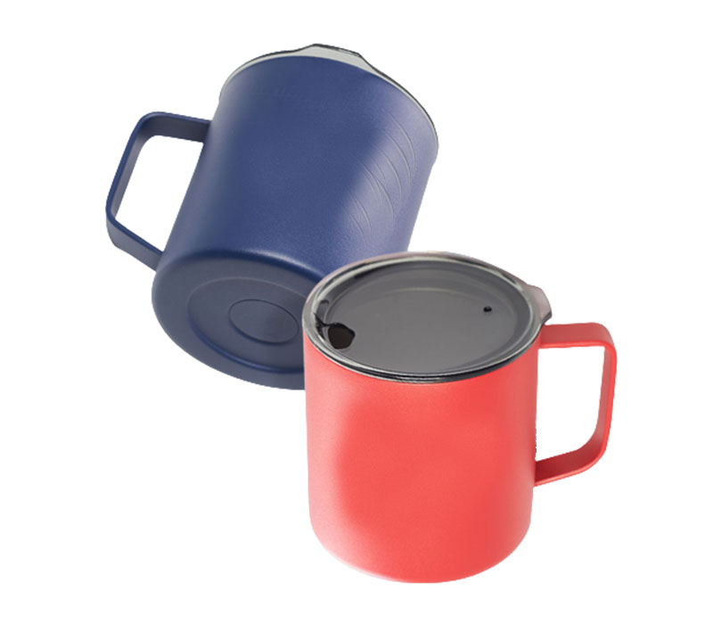 Powder Coated Stainless Steel Mug, 13.5 oz. 1