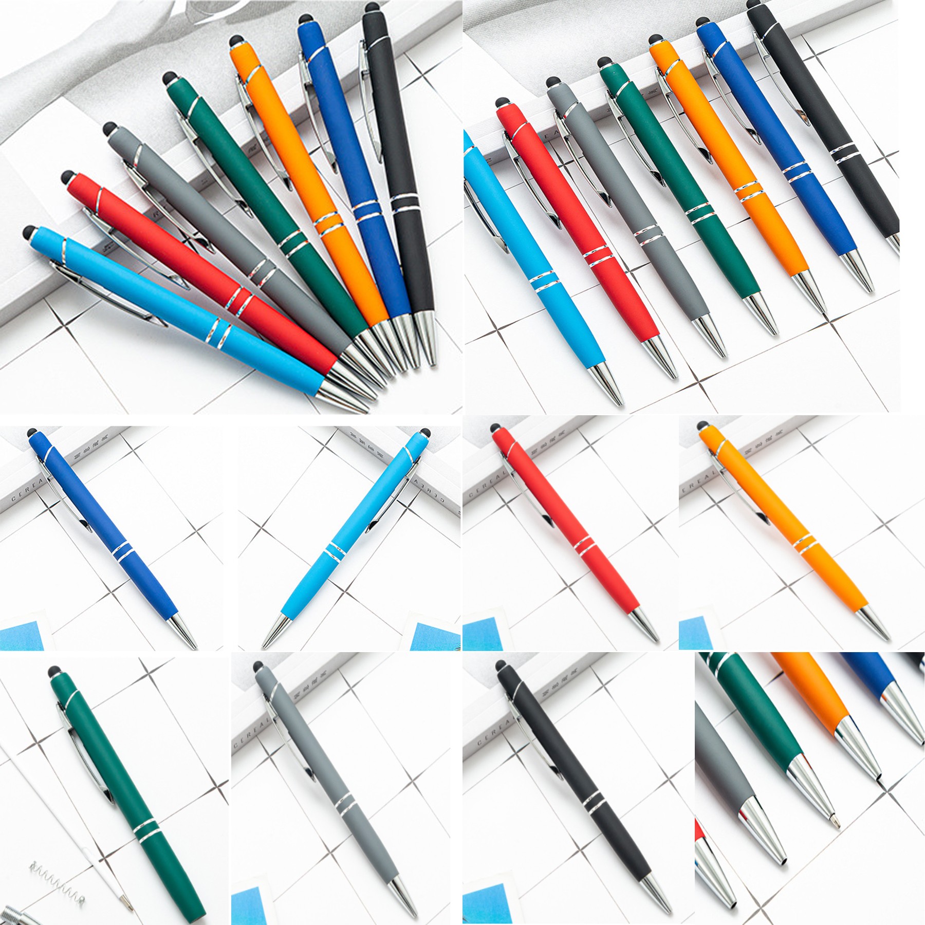 Pure Stylus Pen/Comfort Stylus Pen/ Rubberized Aluminum Pole Stylus Pen 2