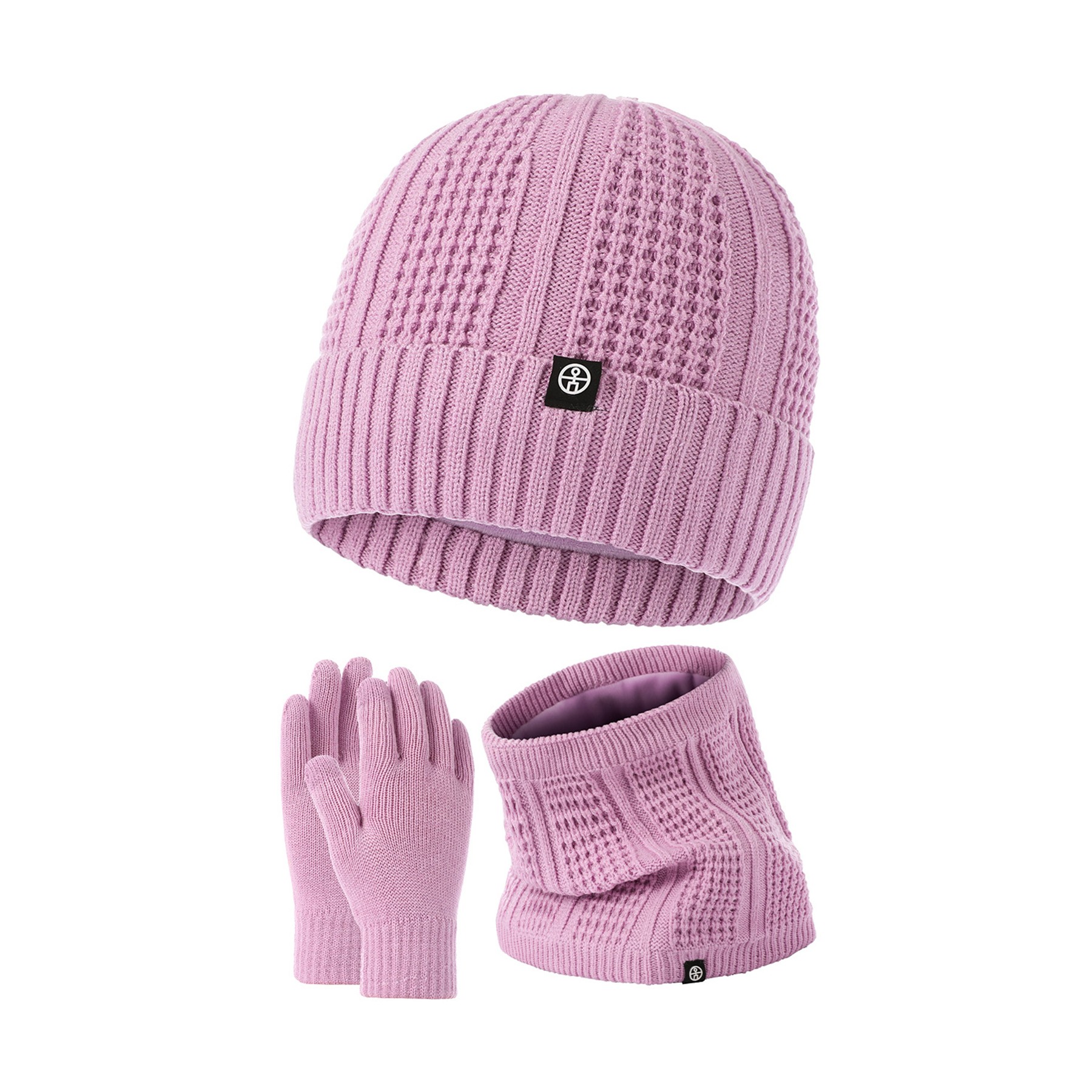 Winter Hat Scarf Gloves Set 1
