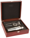 Rosewood Finish Martini Set 3