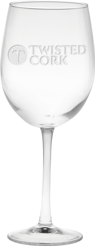 19 oz. Cachet White Wine - Deep Etched