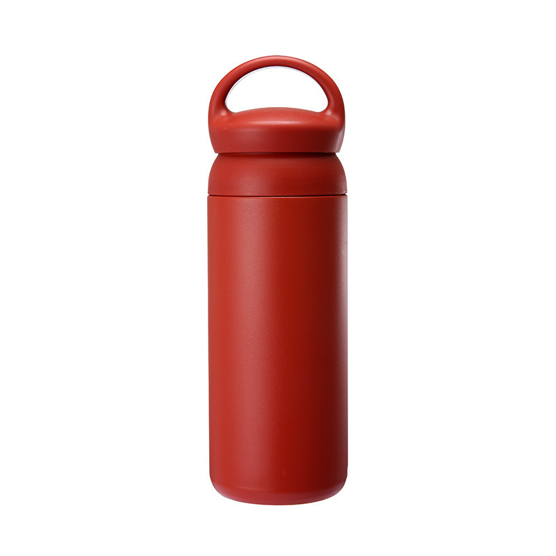 17 Oz. Stainless Steel Insulated Vacuum Bottle w/ Handle Lid 6