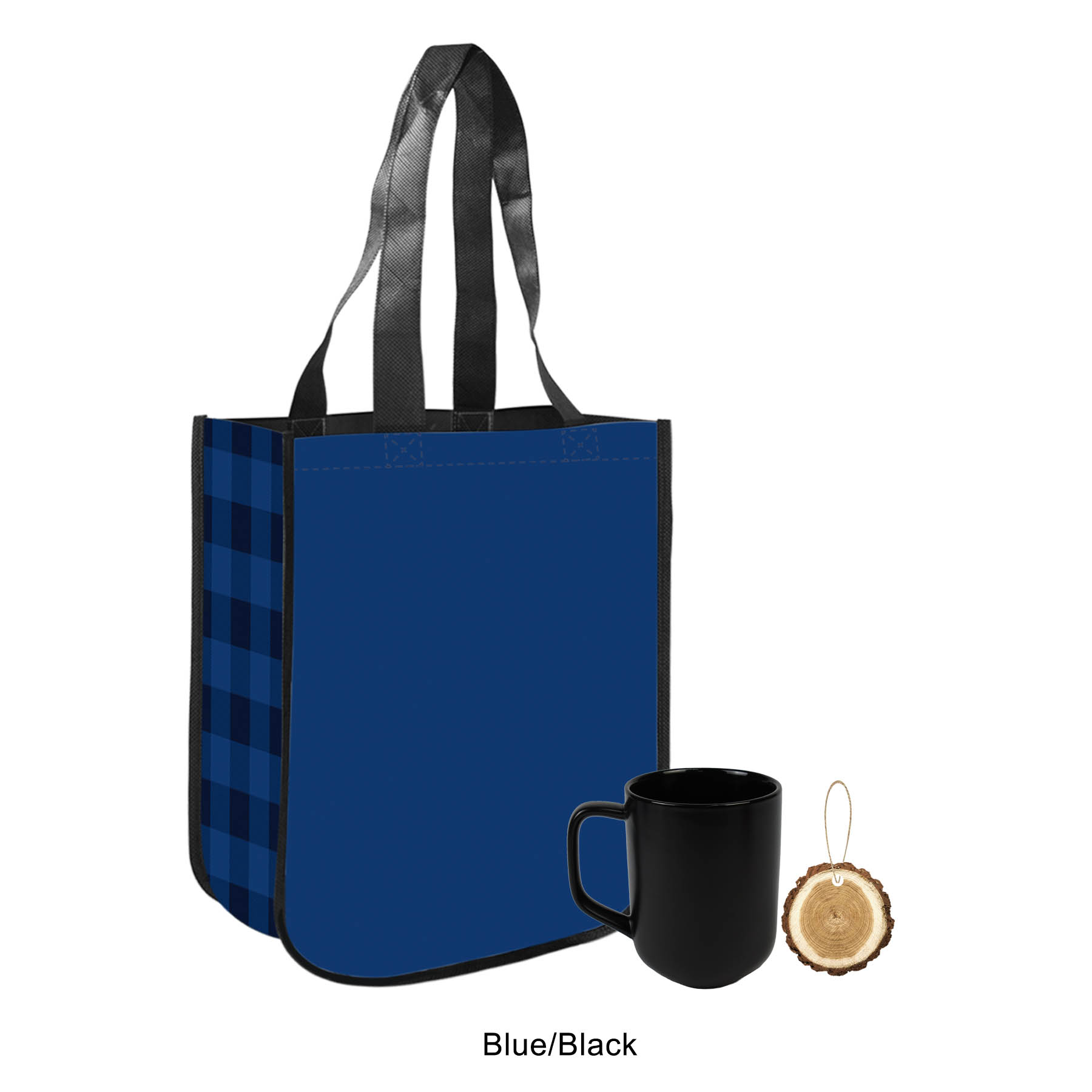 Buffalo Plaid Christmas 3" Trunk Design Ornament Gift Set 16