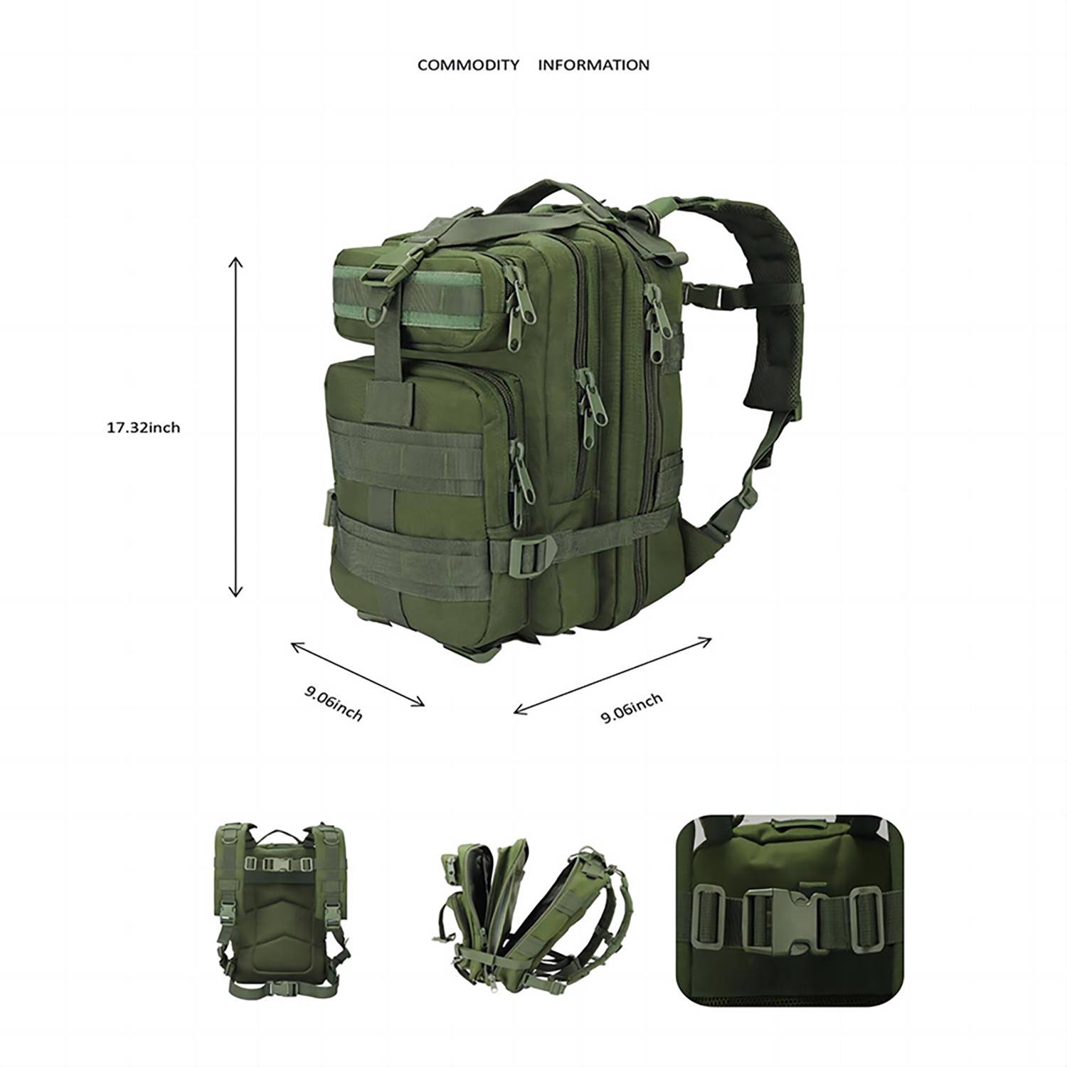 Sports Outdoor Camouflage Bag Tactical Backpack 3