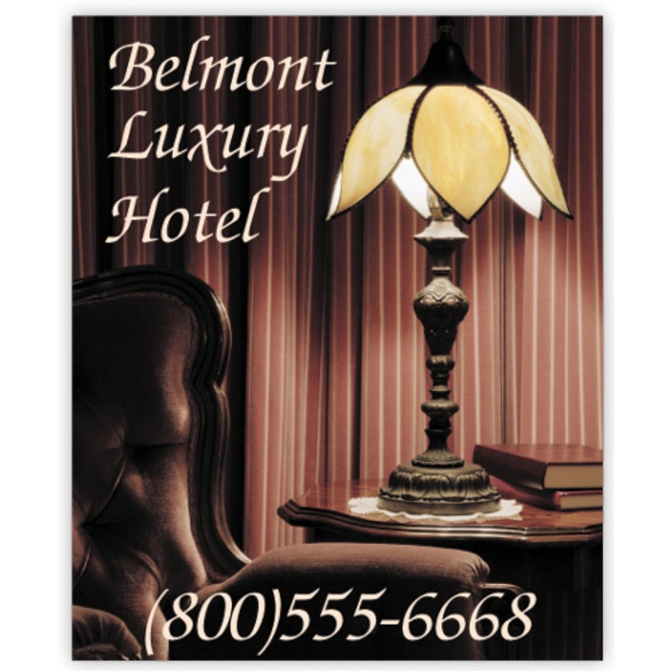 Vinyl Label (2.1"x1.8") Rectangle Square Corners