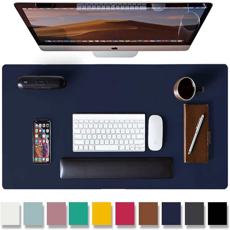 Large PU Leather Laptop Desk Pad Mouse Pad 15