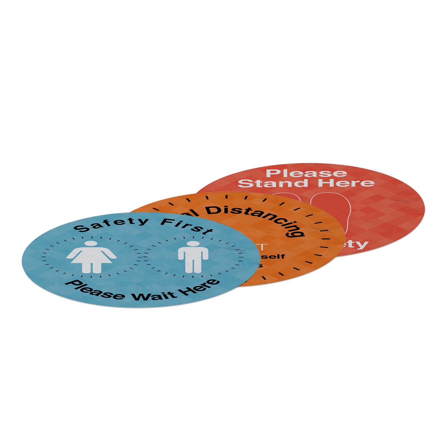 12" Indoor Surface Grip Circles (set of three) 4