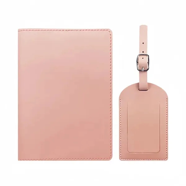 PU Leather Passport Holder and Luggage Tag Set 7