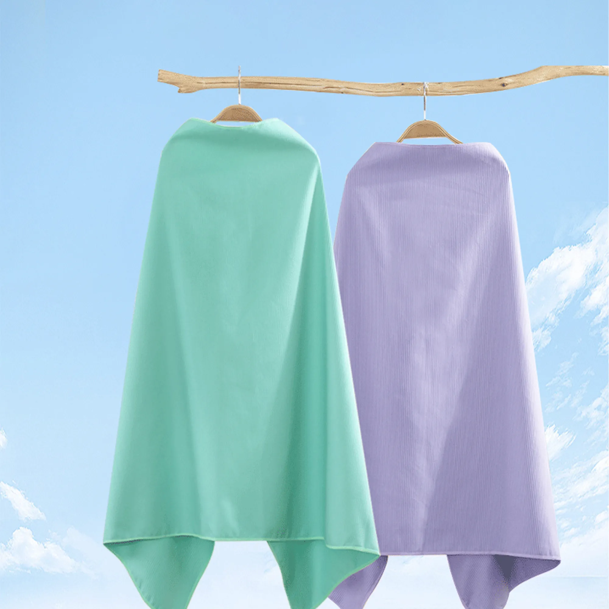 Kids' Hooded Beach Poncho Towel 1