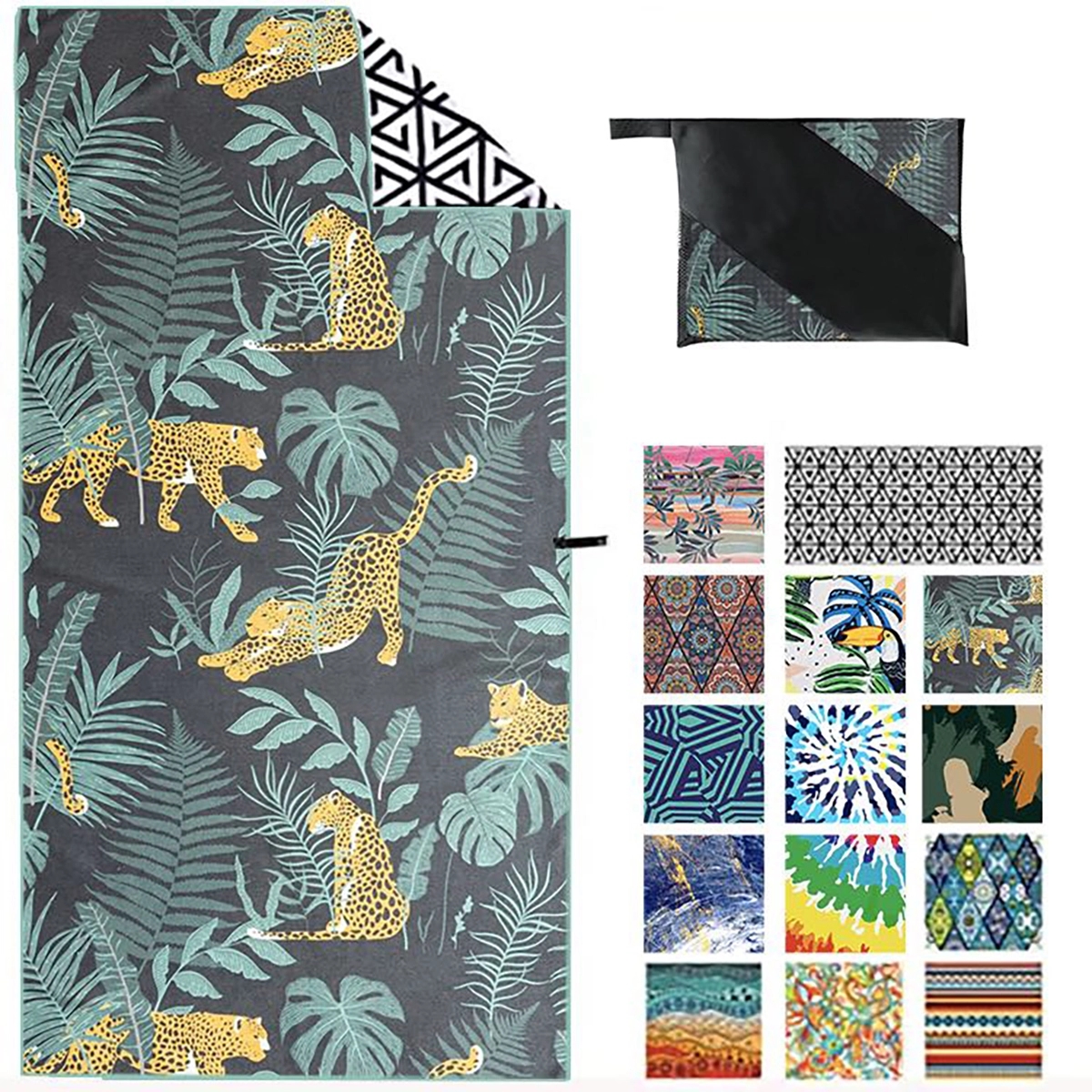 Beach Towel Blanket Quick Dry Super Lightweight 3