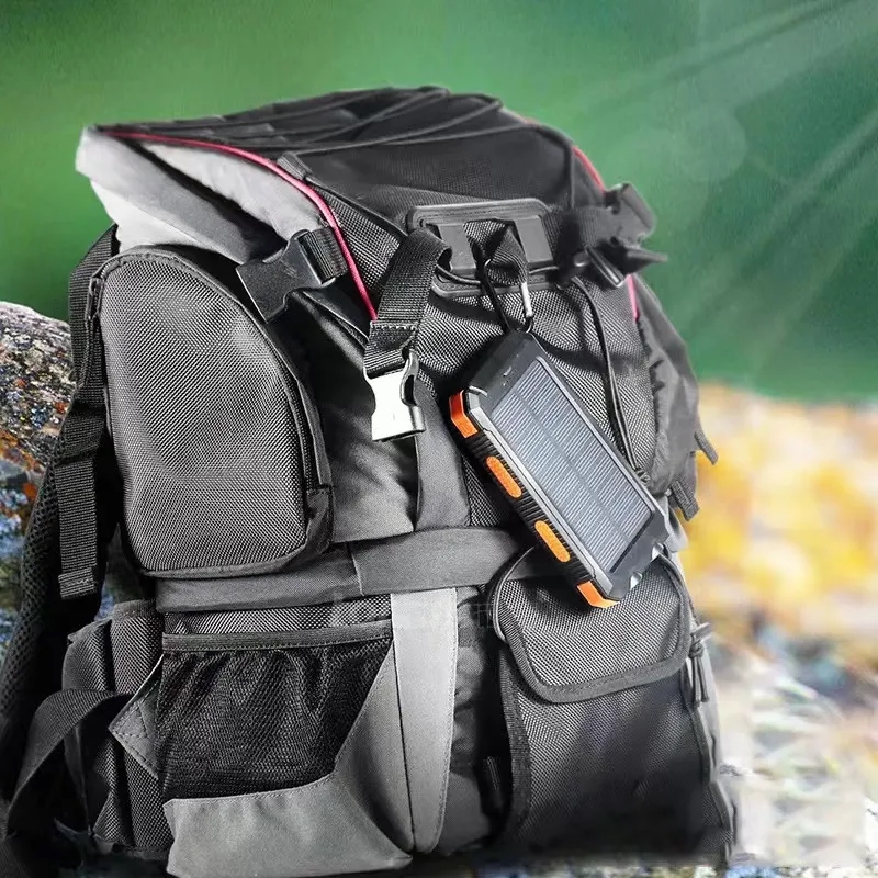 Portable 10000ml Solar Power Bank 2