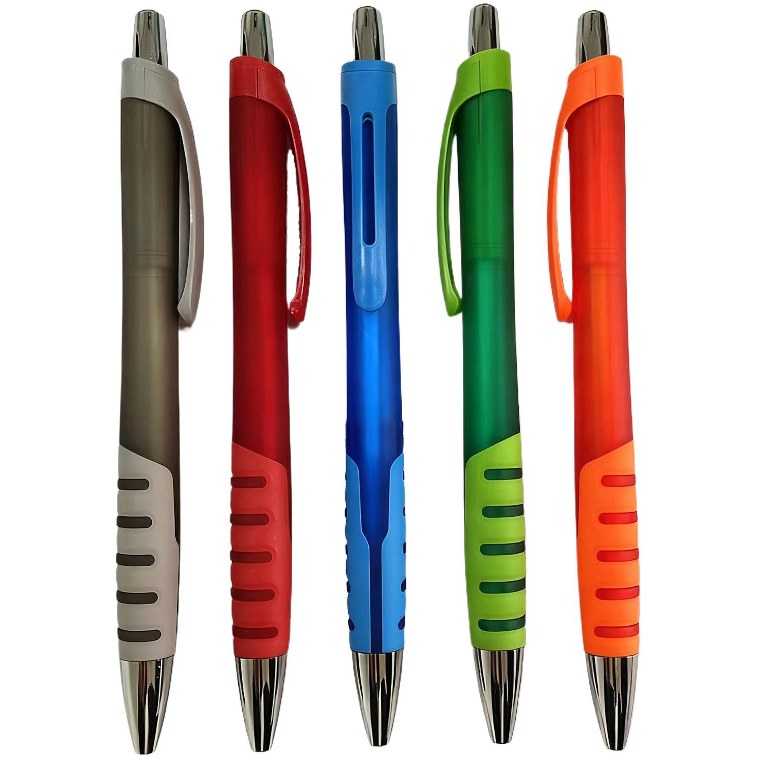 Plastic Frosted Retractable Ballpoint Pen 3
