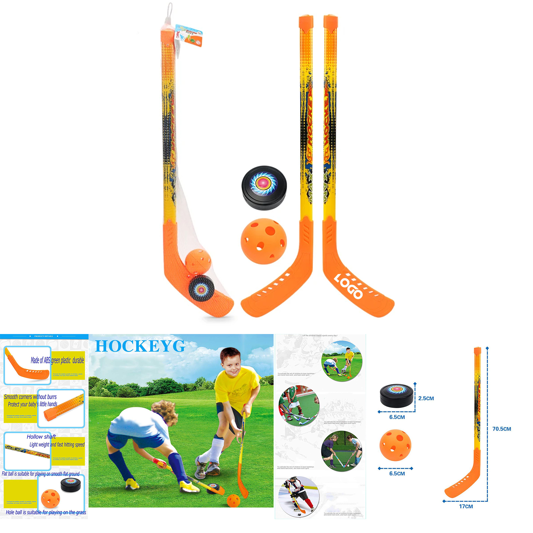 Children Safety Hockey Soft Toy Set 2