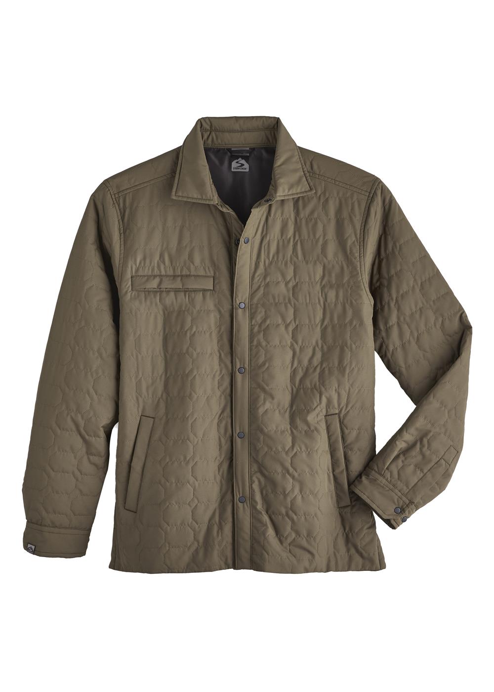 Storm Creek Men's Artisan 100 GSM Insulated Quilted Shirt Jacket 4