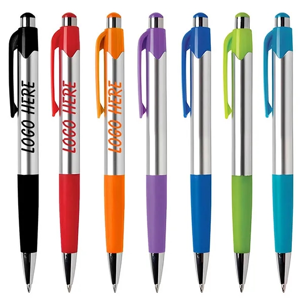Marketing Mardi Gras Chrome Ballpoint Pen 1