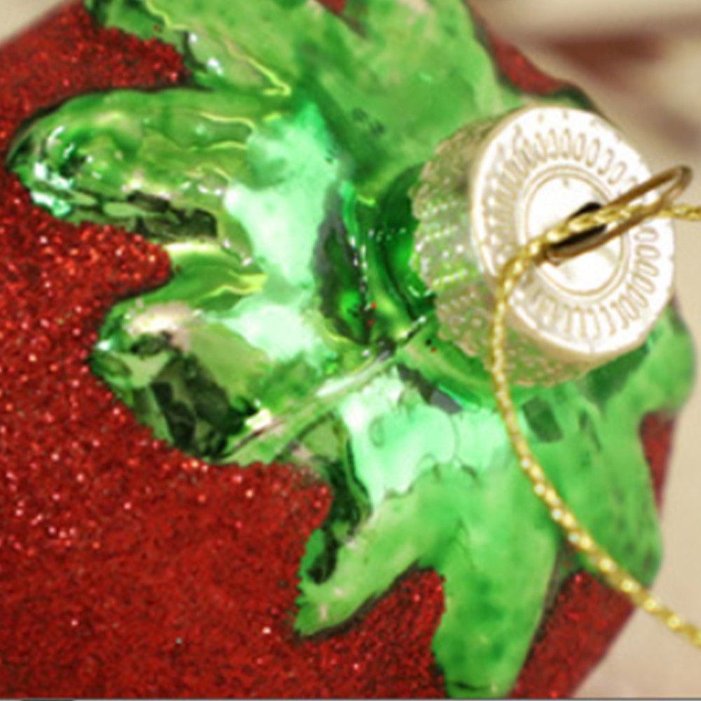 Strawberry Shape Christmas Ornaments 4