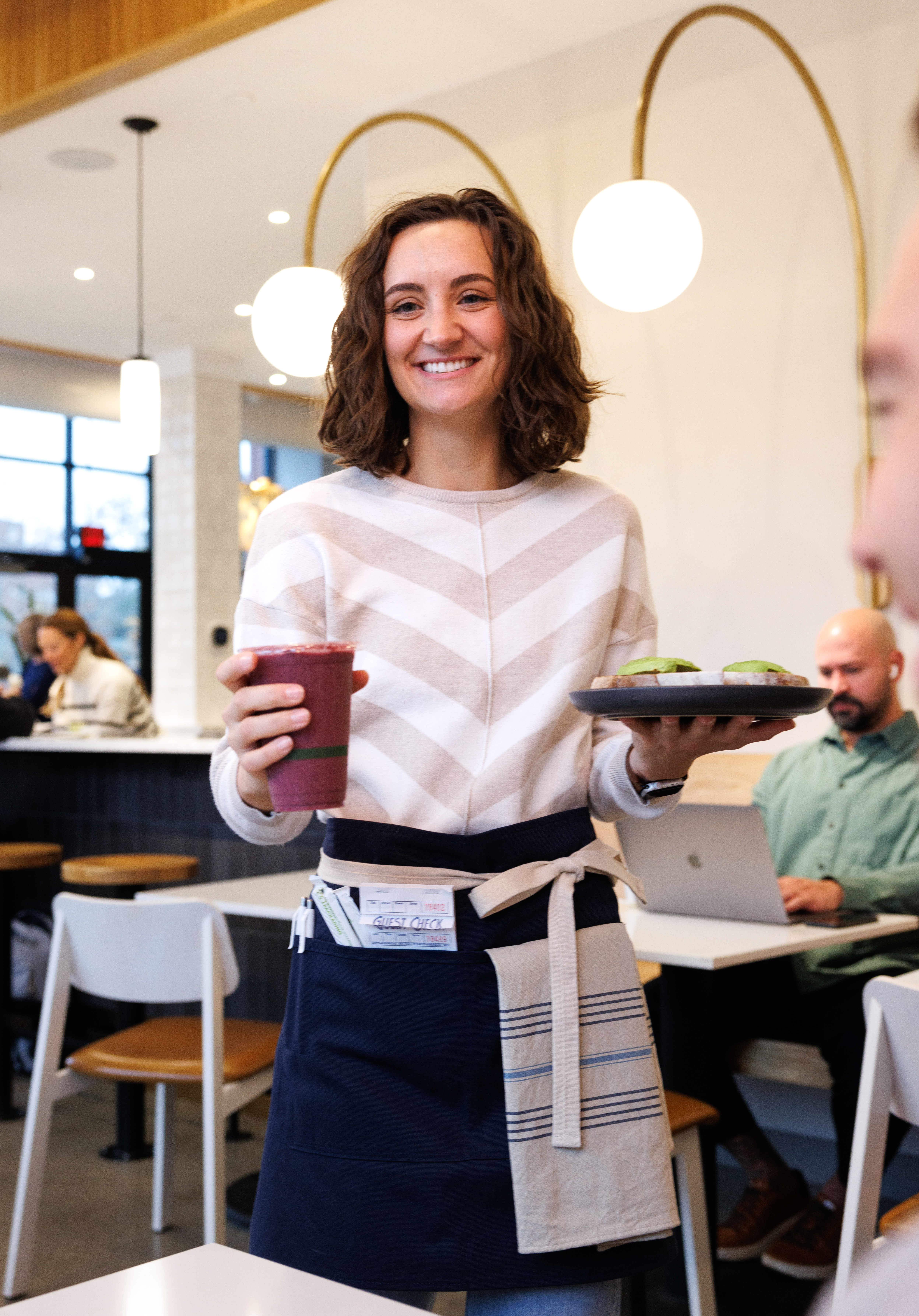 La Cuisine™ Recycled Cotton Bistro Apron - AWARE™ 4