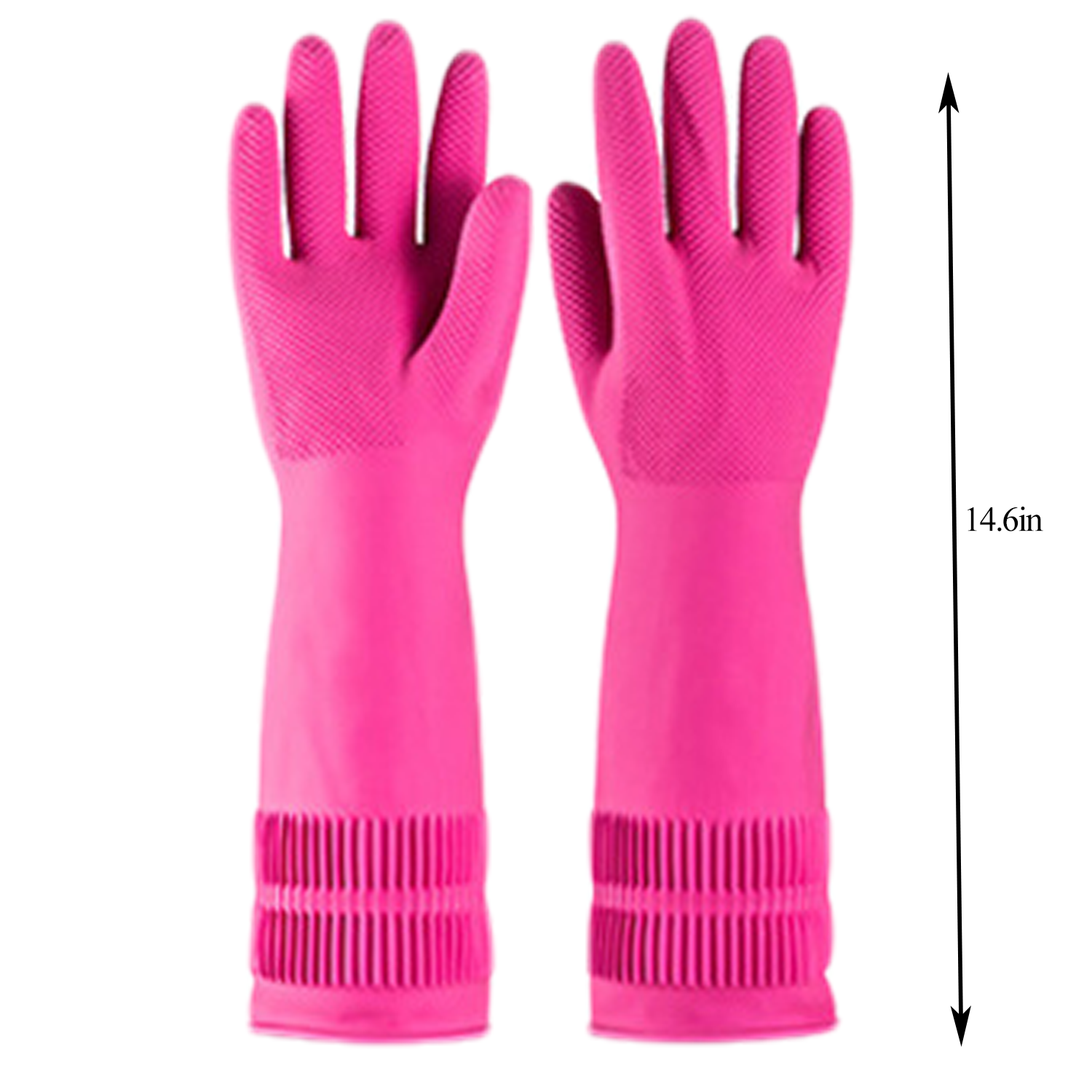 Waterproof Rubber Gloves for Household Cleaning 3