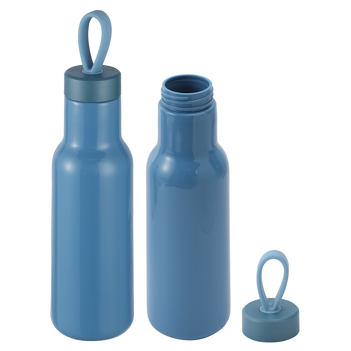 Cameo 23 oz PLA Sports Bottle with Silicone Loop Handle, custom plastic water bottle with logo imprint 6