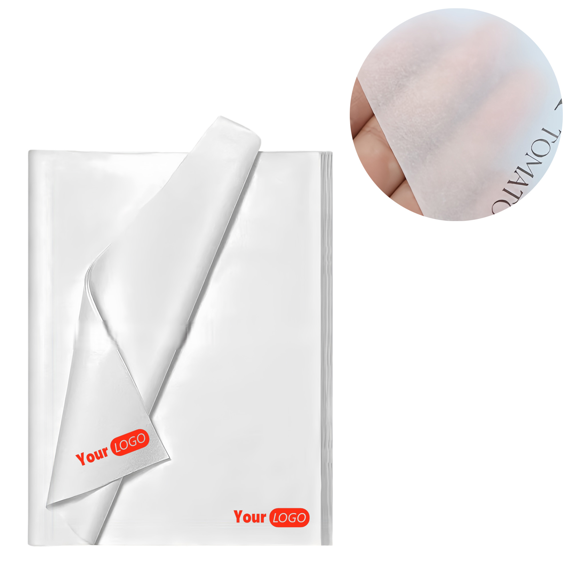 White Cowhide Translucent Gift Wrapping Paper 1