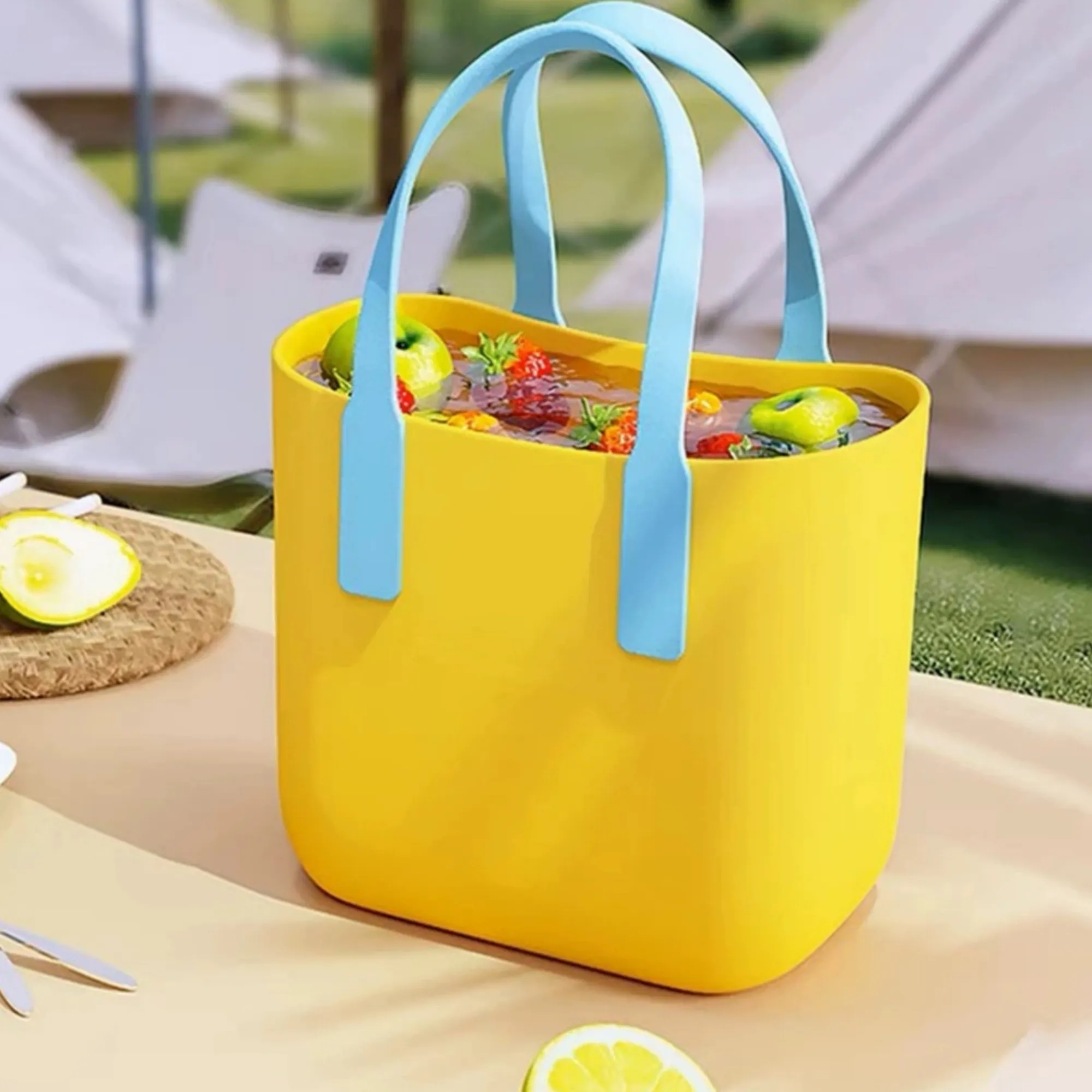 EVA Waterproof Beach Tote Bag Storage Handbag 2