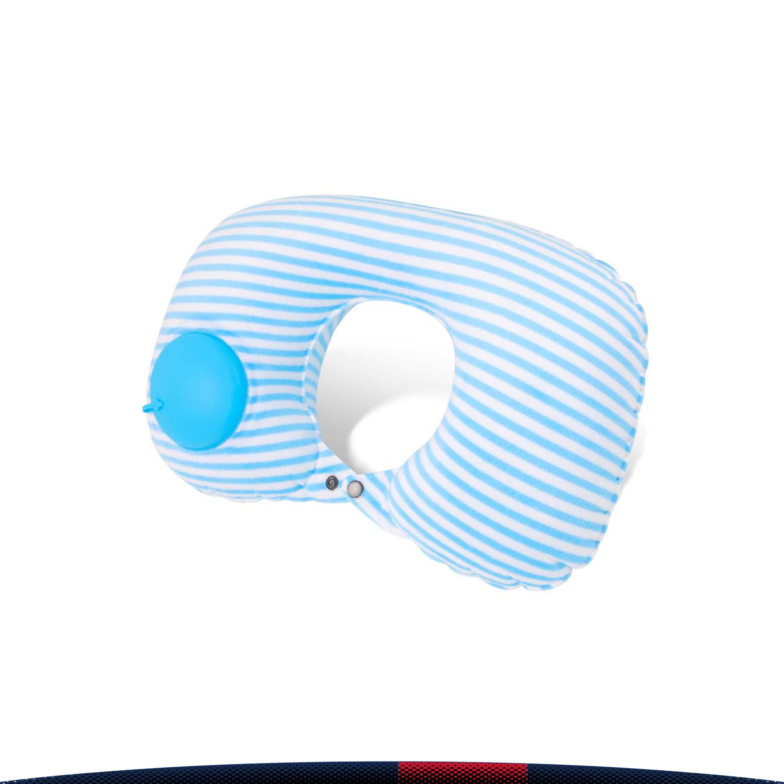 Striped Inflatable Pillow 7