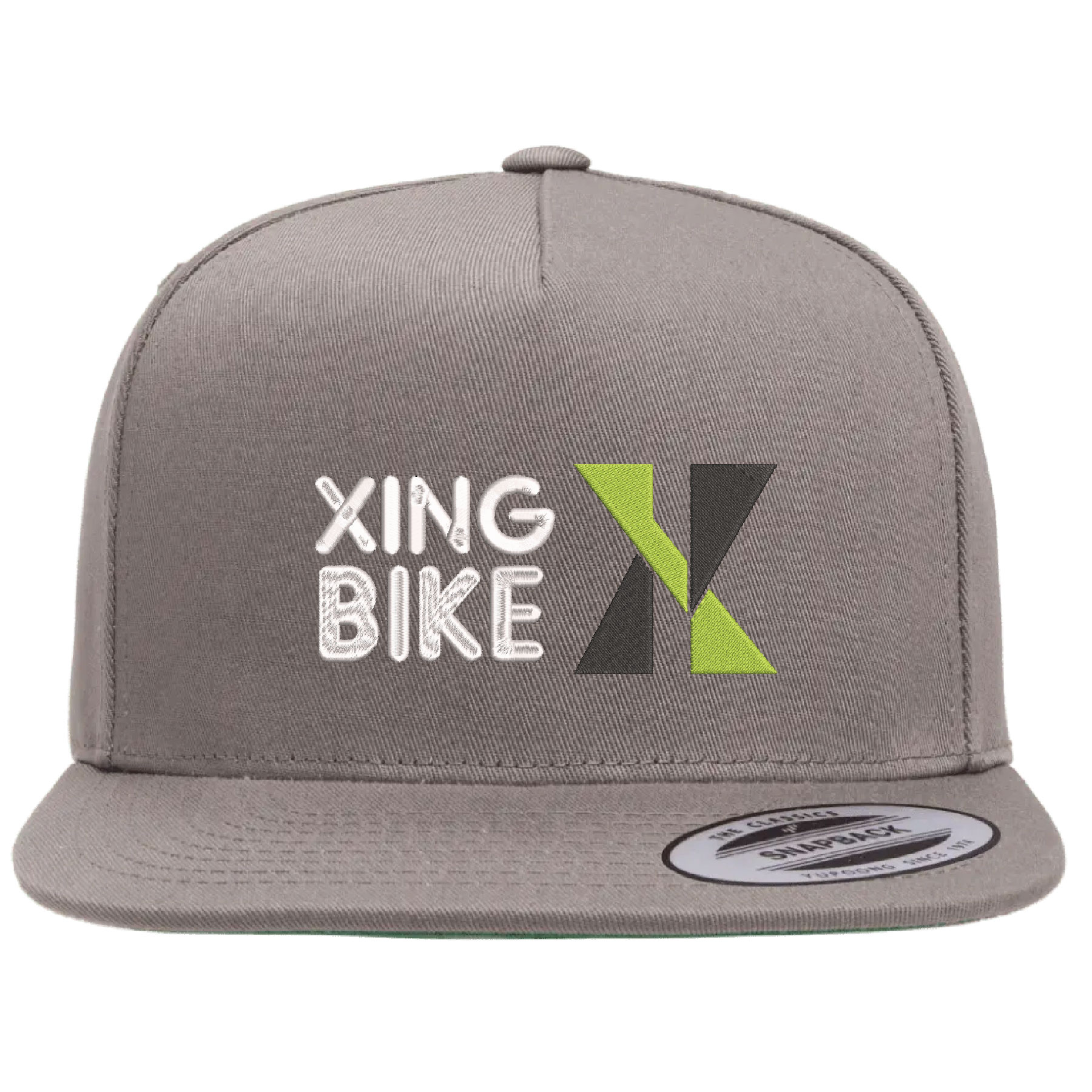 YP Classics 6007 – Five-panel Cotton Twill Snapback with Leatherette Patches or Embroidery