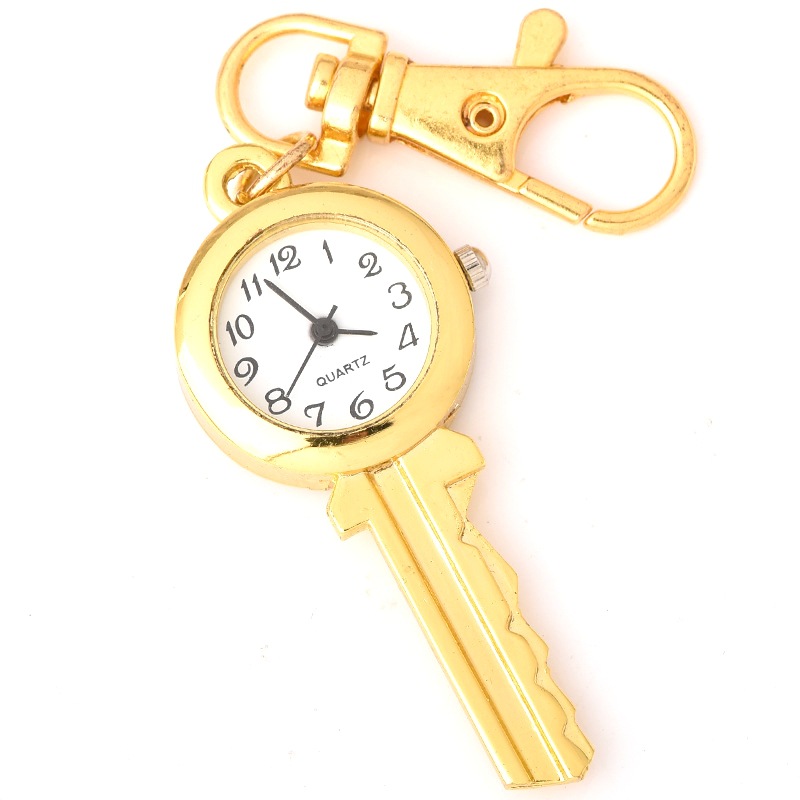 Golden Keychain Pocket Watch 1