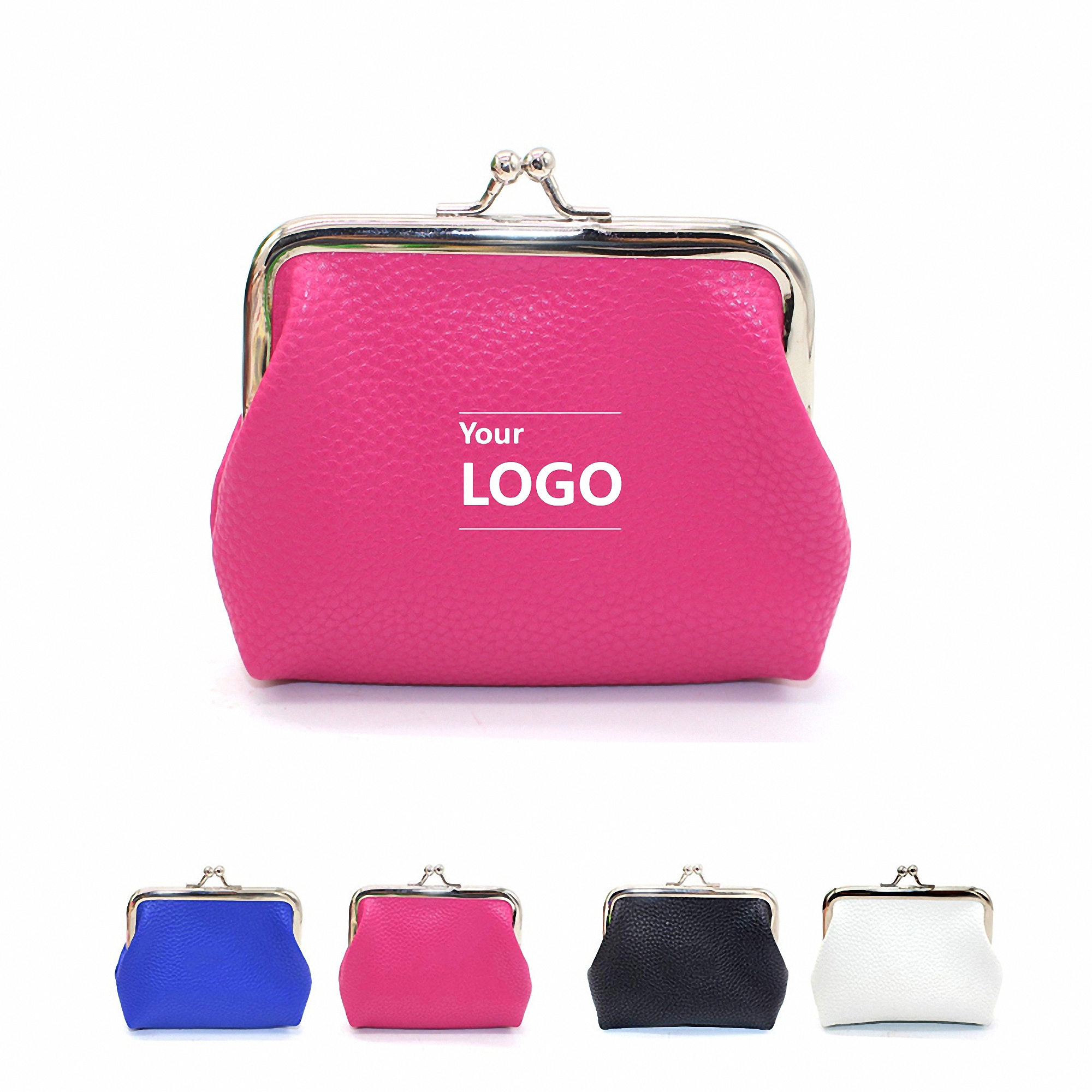 Genuine Leather Coin Purse with Top Clasp 3