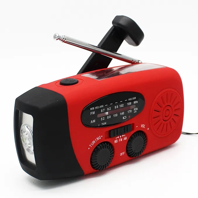 Emergency Hand Crank Dynamo Radio with USB Phone Charger 4