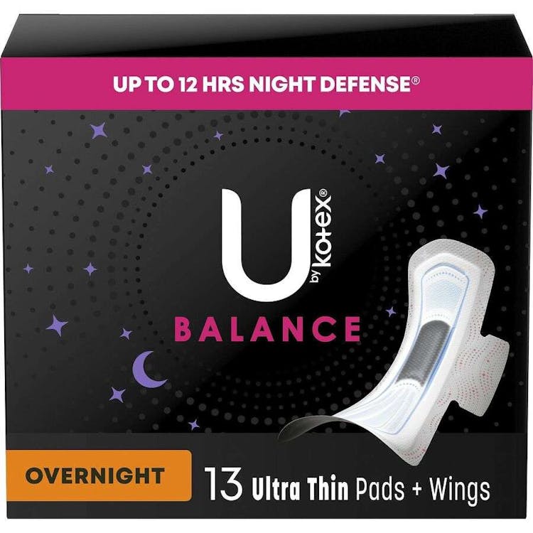 U by Kotex Ultra Thin Overnight Pads 1