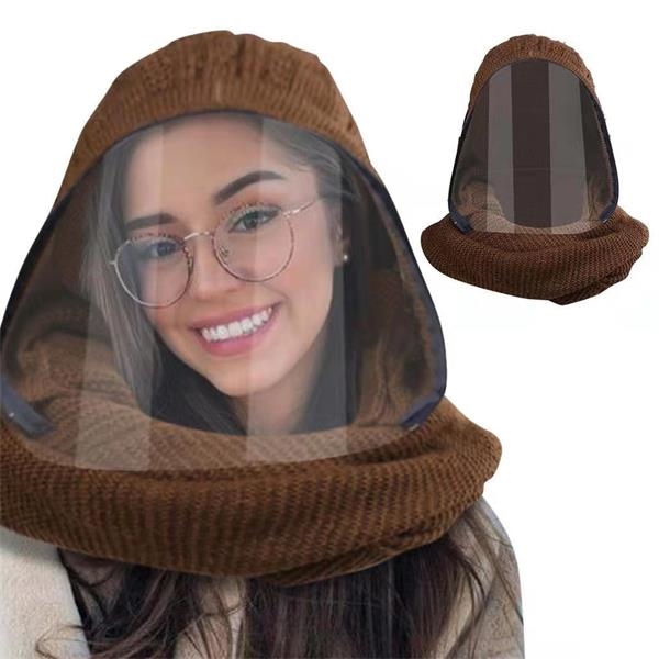 Hat With Scarf And Face Shield Warm Set 2