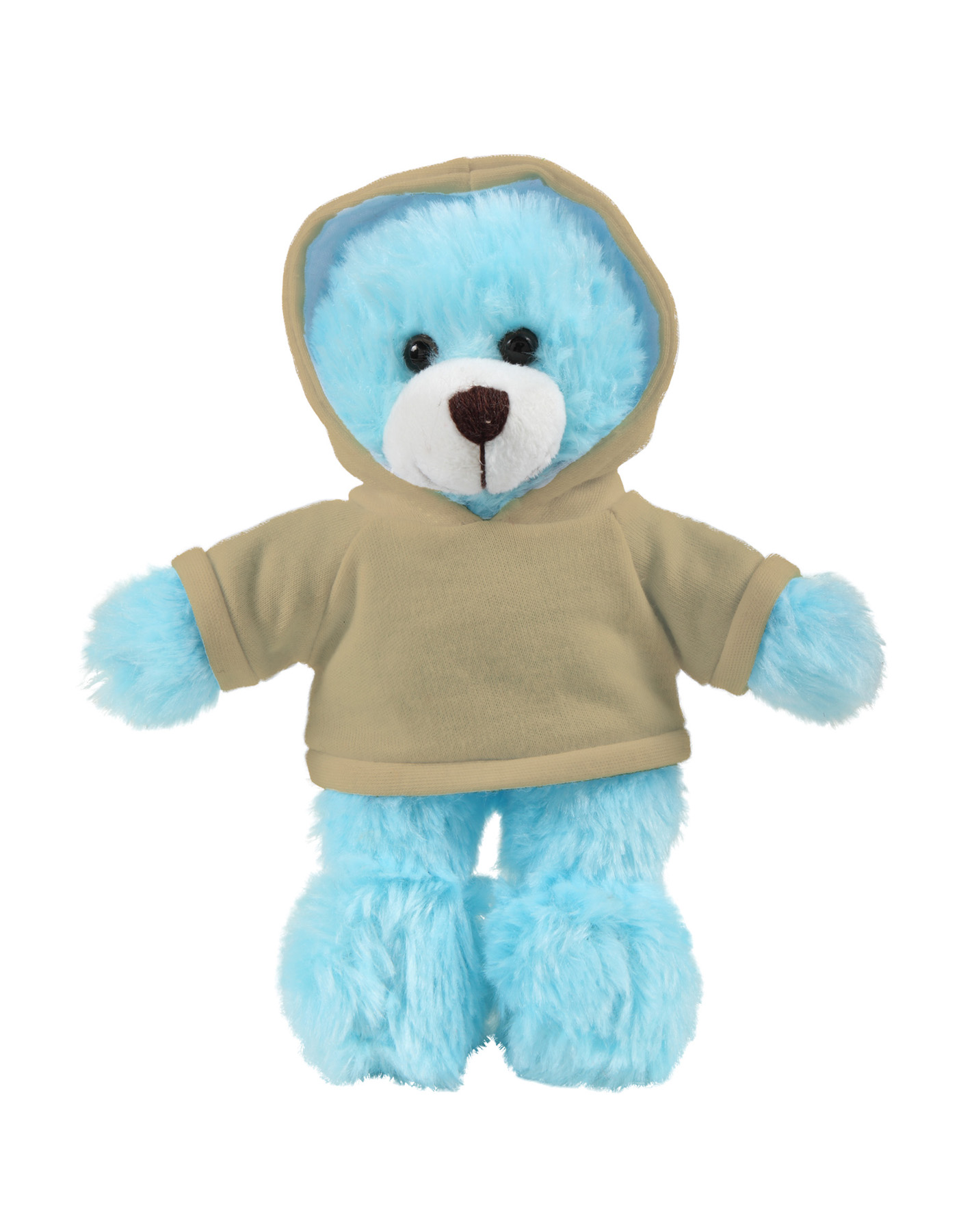 soft plush Blue Bear with hoodie 7