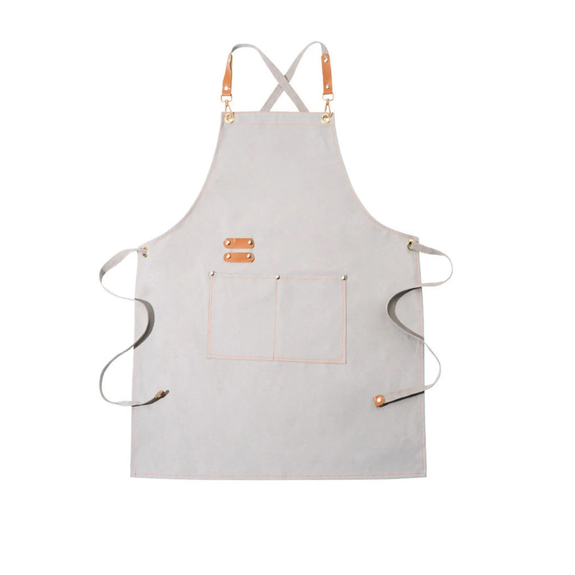 Cotton Canvas Apron For Barista & Gardening 3