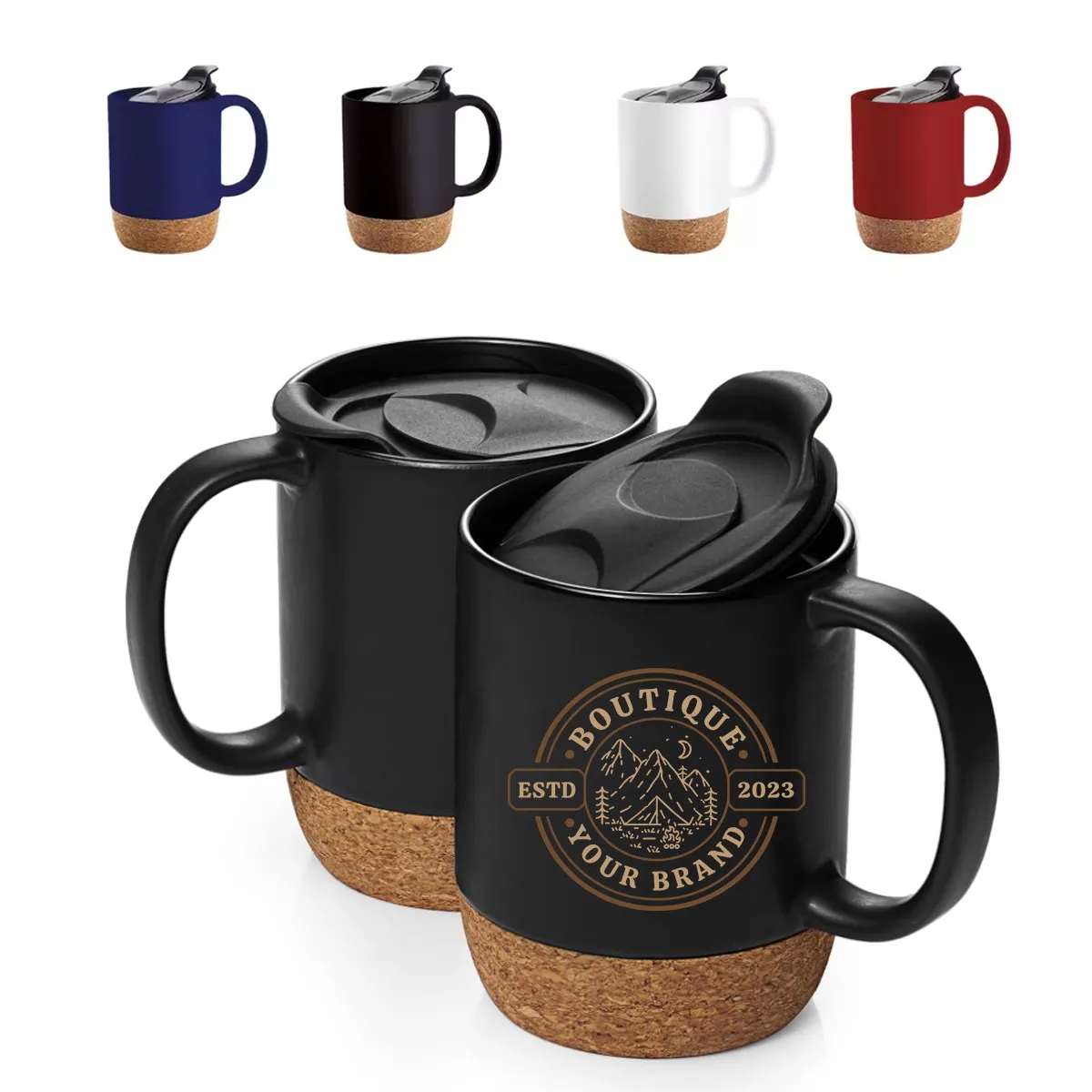 15 OZ Mug Coffee Tea Latte Handle Ceramic Cup 2