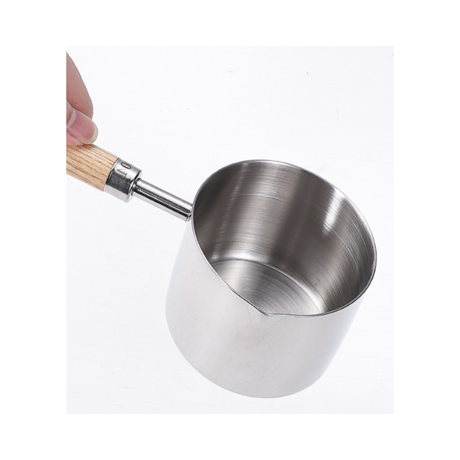 Stainless steel sauce spoon 4