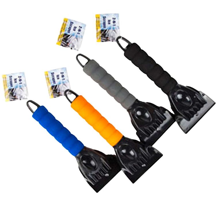2-in-1 Ice Scrappers - 3.75" x 10" 2