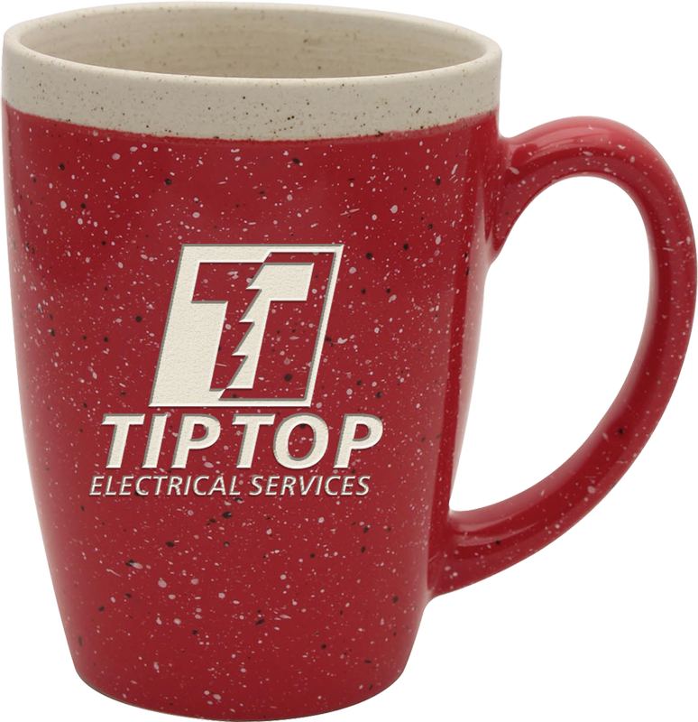 16 oz. Adobe Ceramic Mug - Deep Etched 30