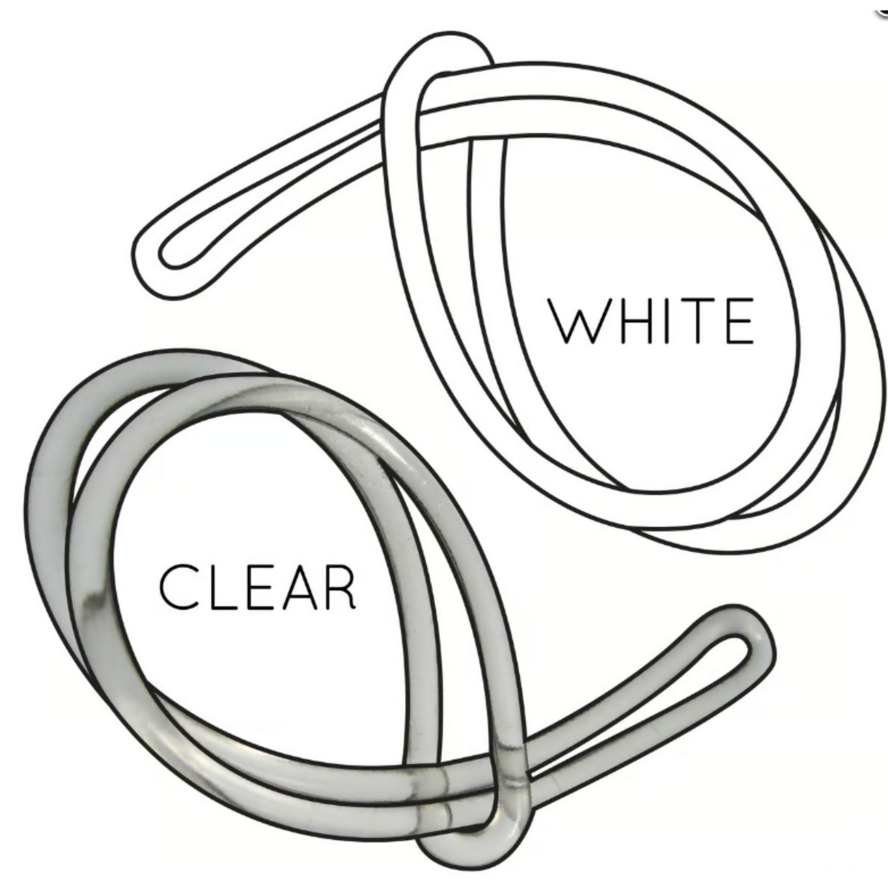 Plastic Straps for Luggage Tags 100% Made in the USA