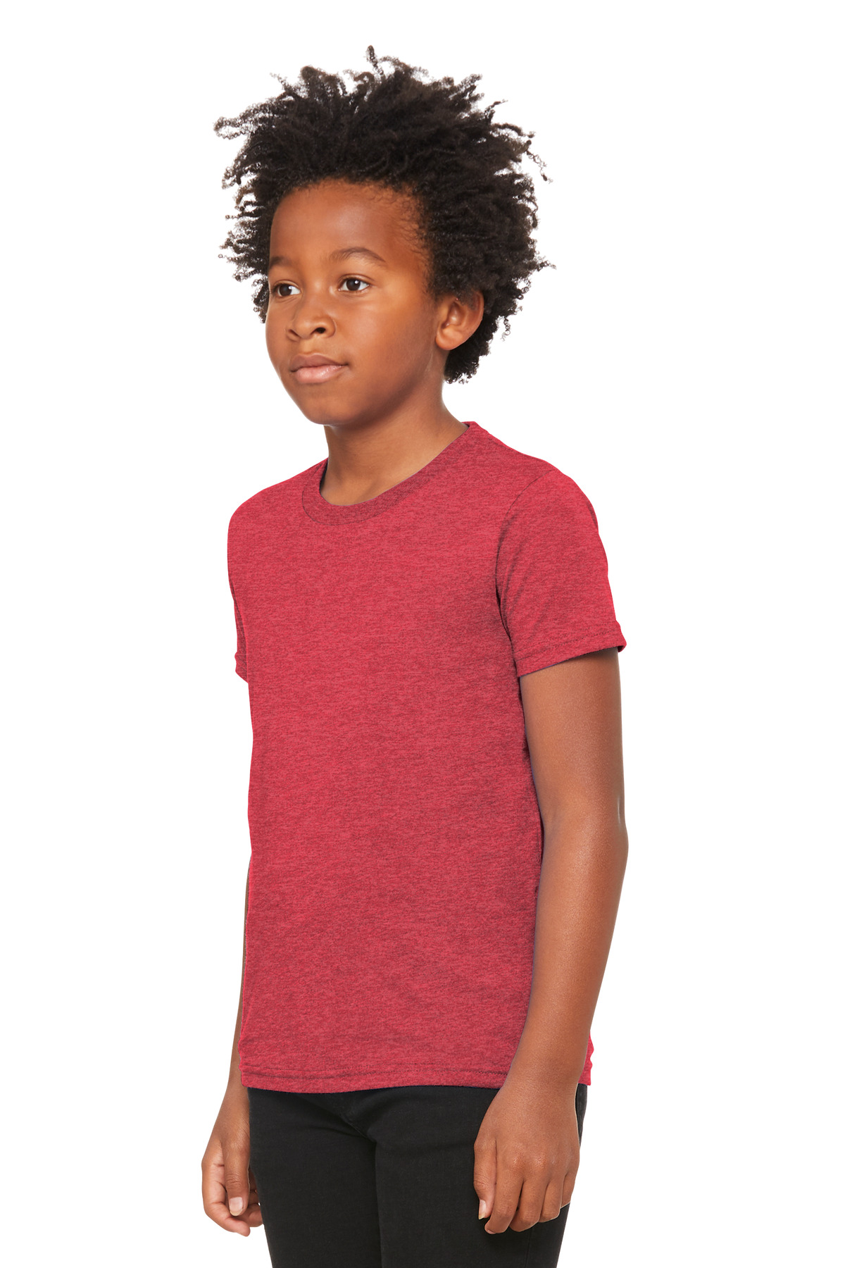 BELLA+CANVAS® Youth Heather CVC Tee 25
